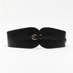 Zara Black Sash Leather Belt